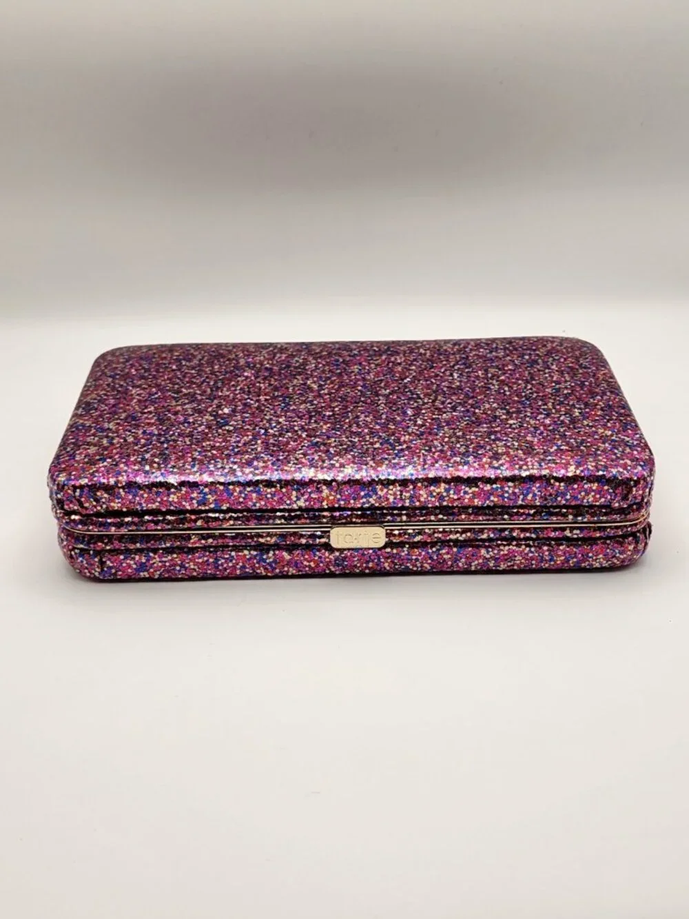 TARTE Life of The Party Clay Blush Palette & Glitter Clutch Limited Edition NIB
